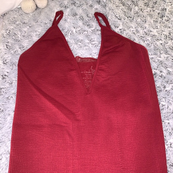 Free People Tops - red free people tank top!